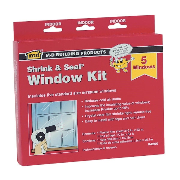 M-D Building Products 210 In. x 62 In. Indoor Window Insulation Kit 04200 - main